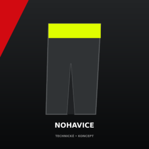 BEB1S pracovné nohavice – koncept produktu